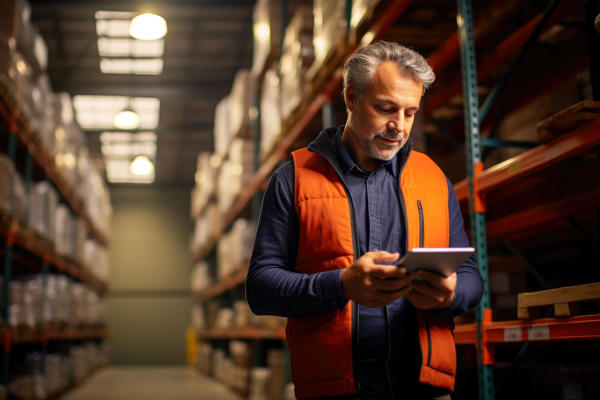 Supply Chain Insight: Warehouse Manager's Tablet Check