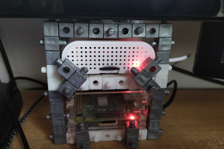 A global consulting computer sitting on top of a desk in the tech industry.
